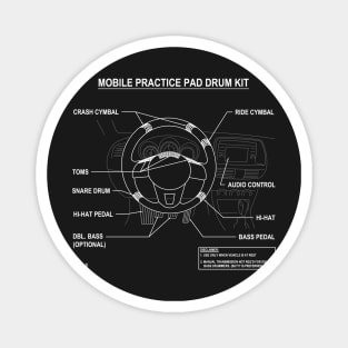 Mobile Drum Set - Steering Wheel Magnet